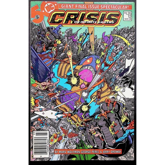 Crisis on Infinite Earths Comic Book Lot #1-4, 6, 11, 12 Index Newsstand‎ - Picture 12 of 16